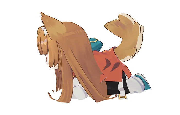 伏せポーズのとき髪の毛の画像2