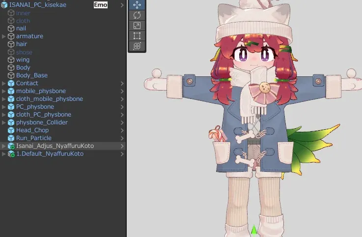 Isanai_Adjus_NyaffuruKoto.prefabの説明