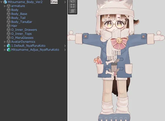 Mitsumame_Adjus_NyaffuruKoto.prefabの説明